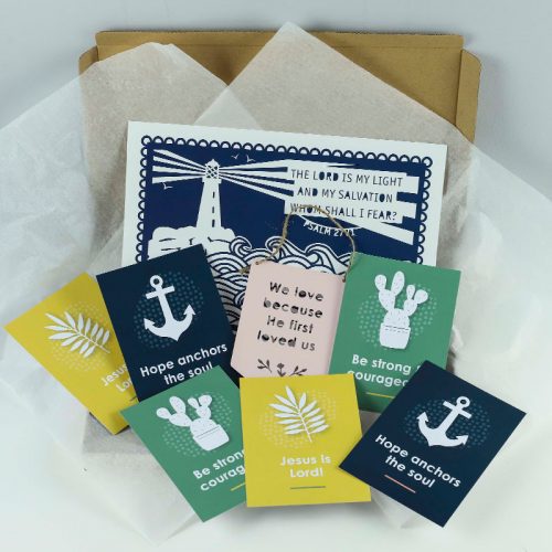 Nautical print gift set