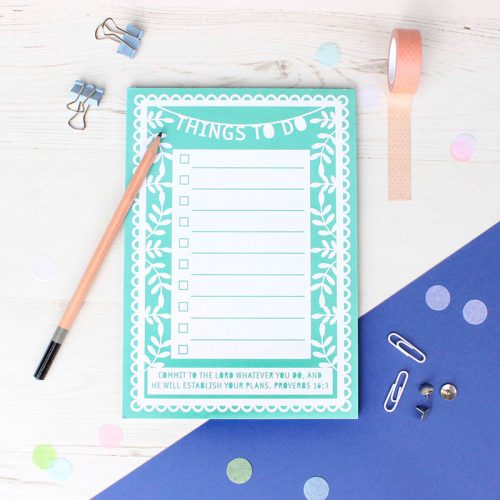 A5 ‘Things to do’ Notepad