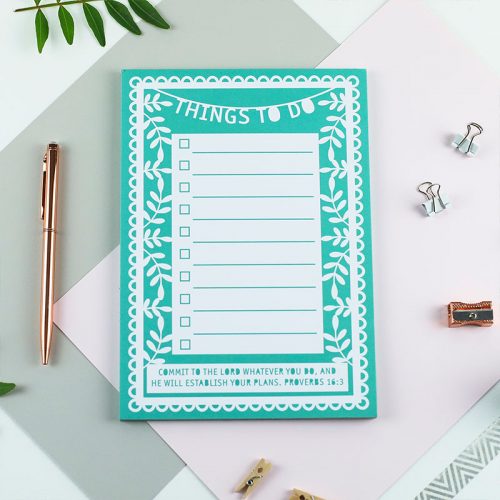 A5 ‘Things to do’ Notepad